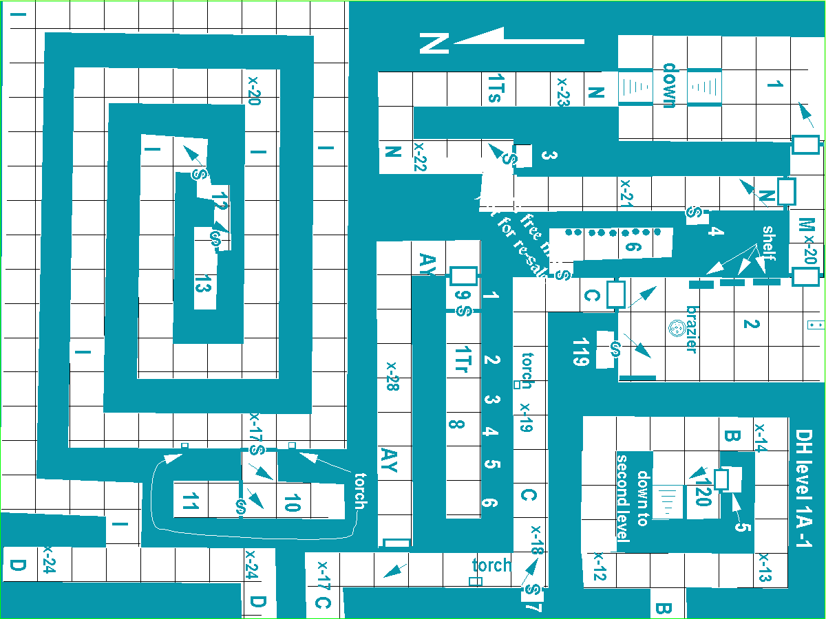 map section DH 1A -1, 800 x 600