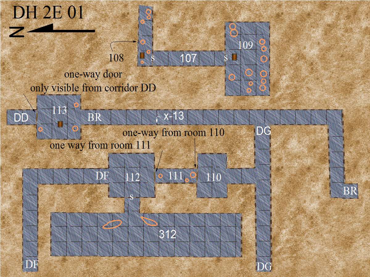 map section DH 2E 01