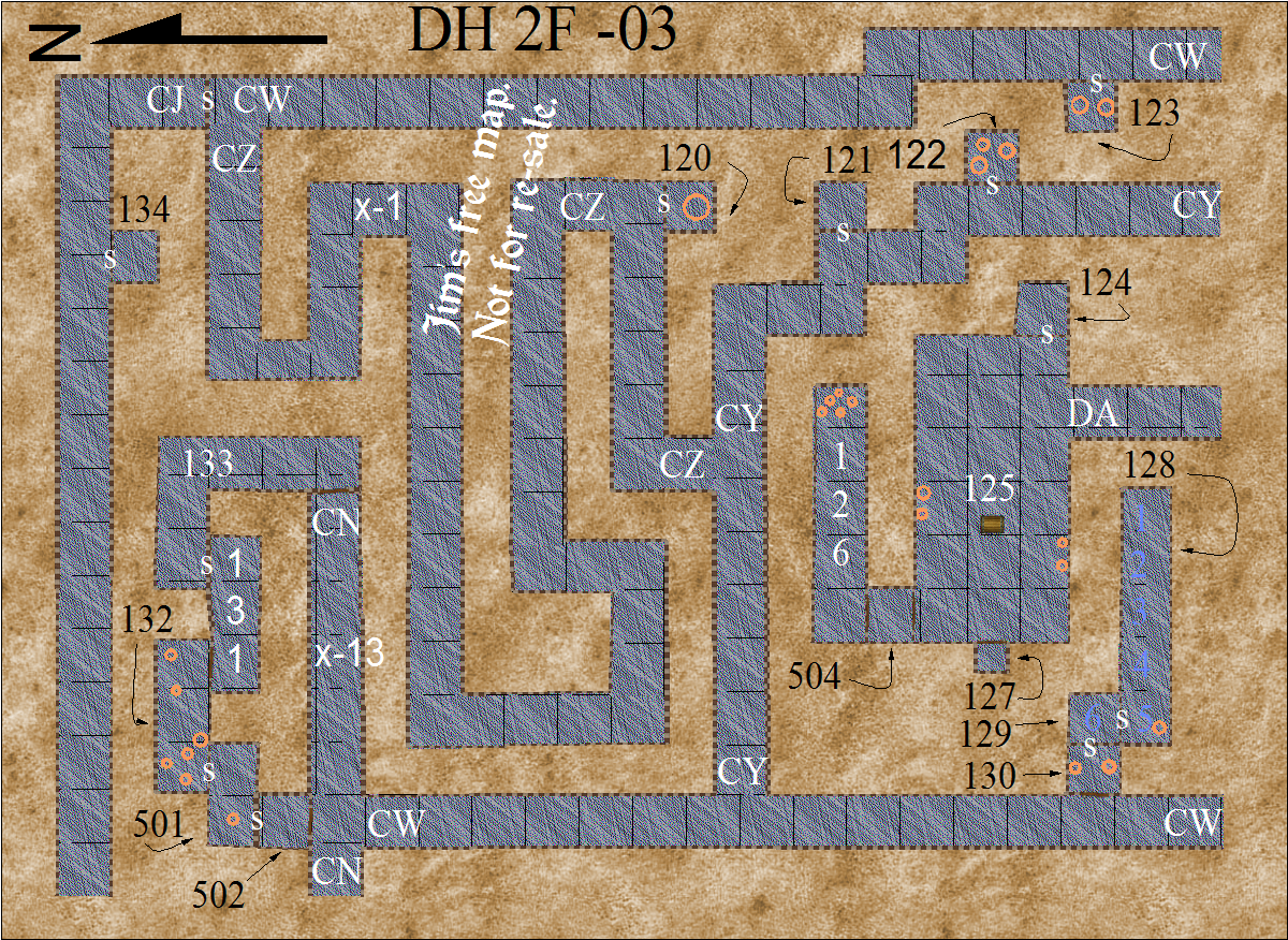 map section DH 2F -03