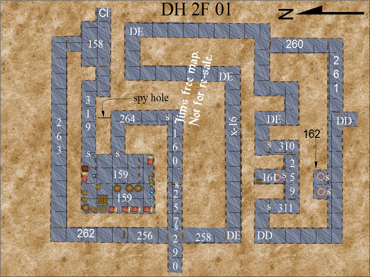 map section DH 2F 1