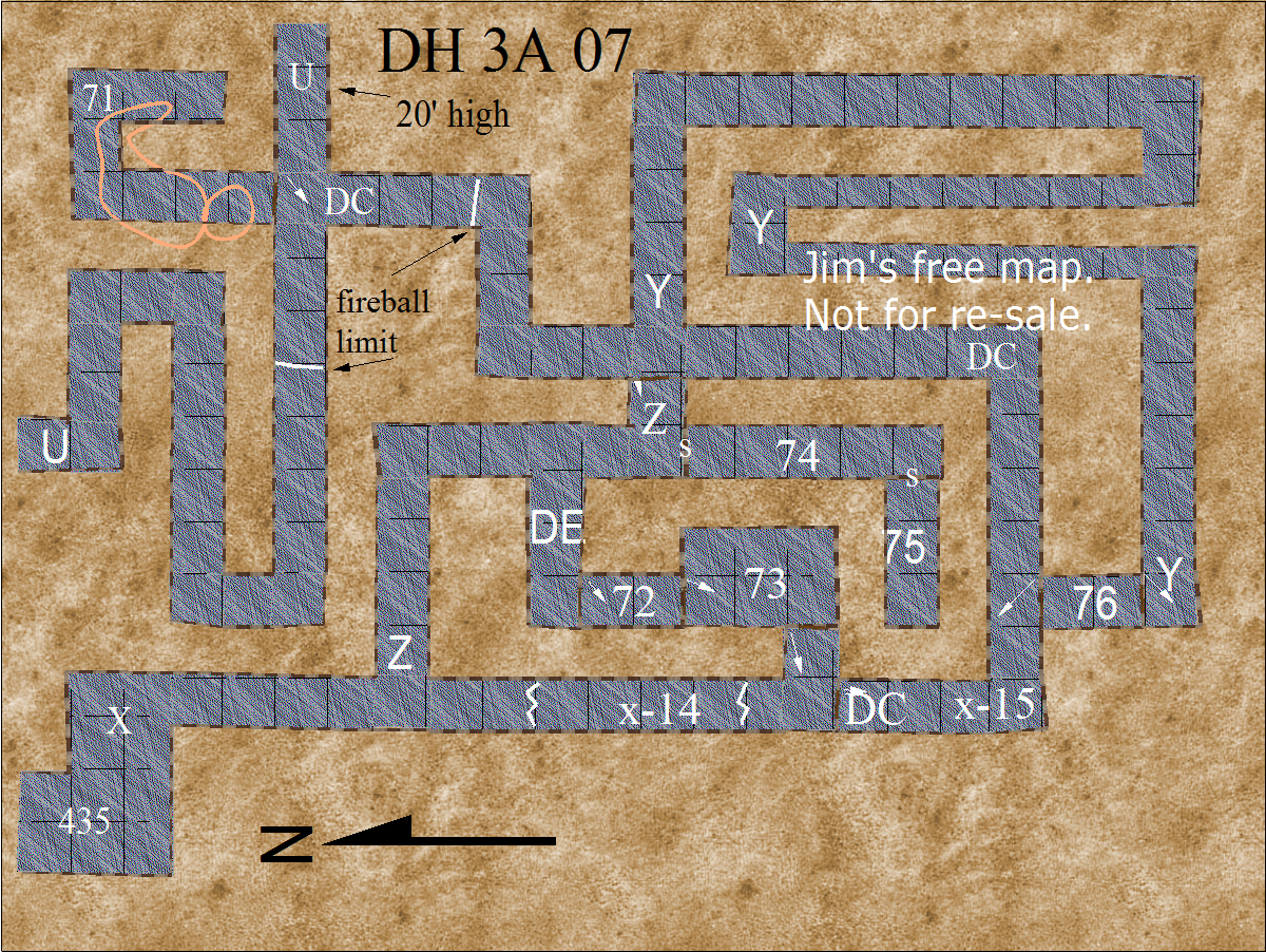 map section DH 3A 07