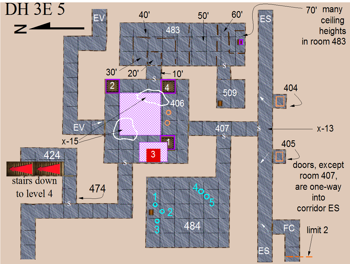 map section DH 3E 5