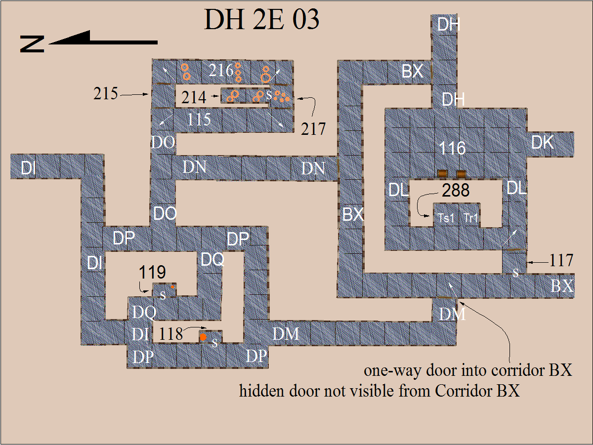 map section DH 2E 03